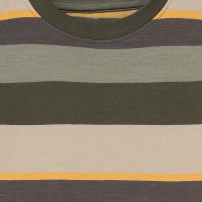 Minymo Jungen Langarmshirt gestreift – Grün – Produktansicht F