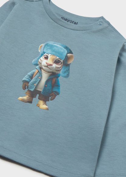 Mayoral Baby Junge Langarmshirt Tiger Artik Ansicht 6