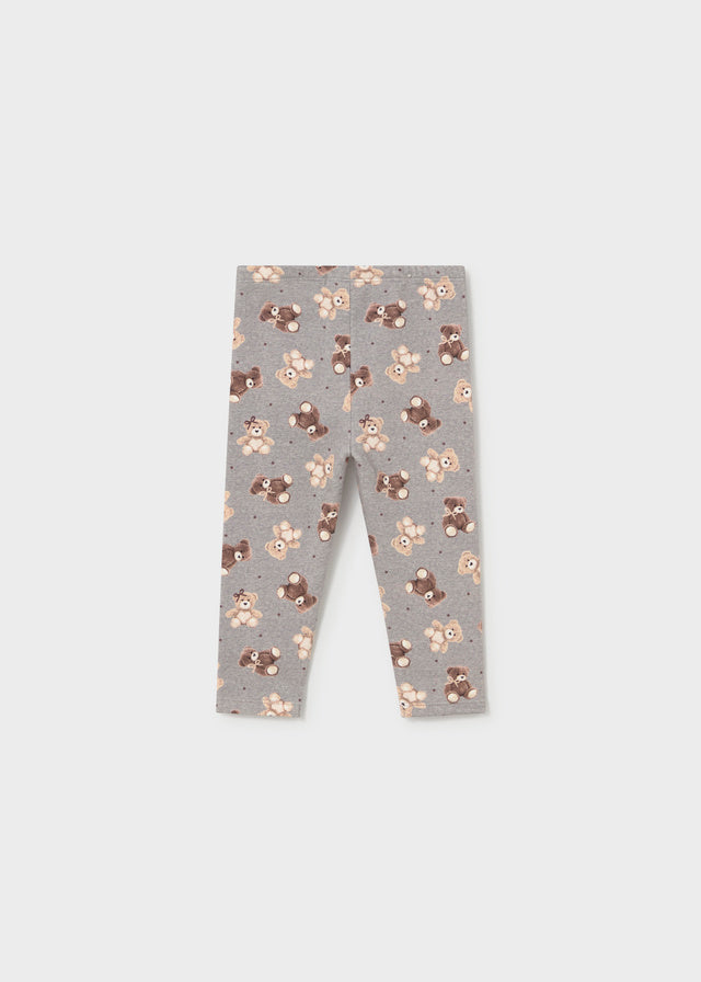 Mayoral Baby Mädchen Leggings bedruckt Grau Ansicht 5