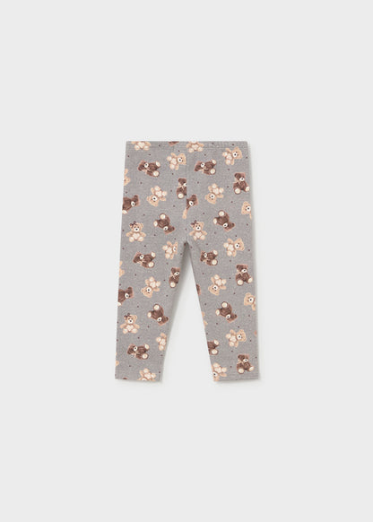 Mayoral Baby Mädchen Leggings bedruckt Grau Ansicht 5