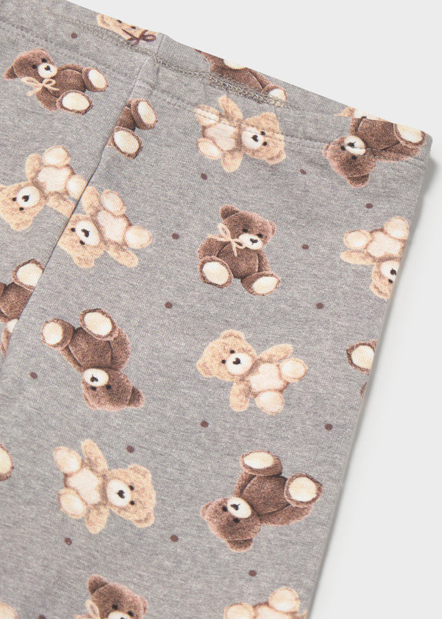 Mayoral Baby Mädchen Leggings bedruckt Grau Ansicht 6