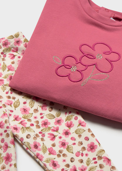 Mayoral Baby Mädchen Set Leggings Pullover Rosa Ansicht 6