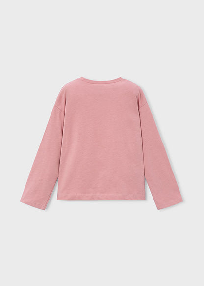 Mayoral Mädchen T-Shirt langarm Rosa Ansicht 5