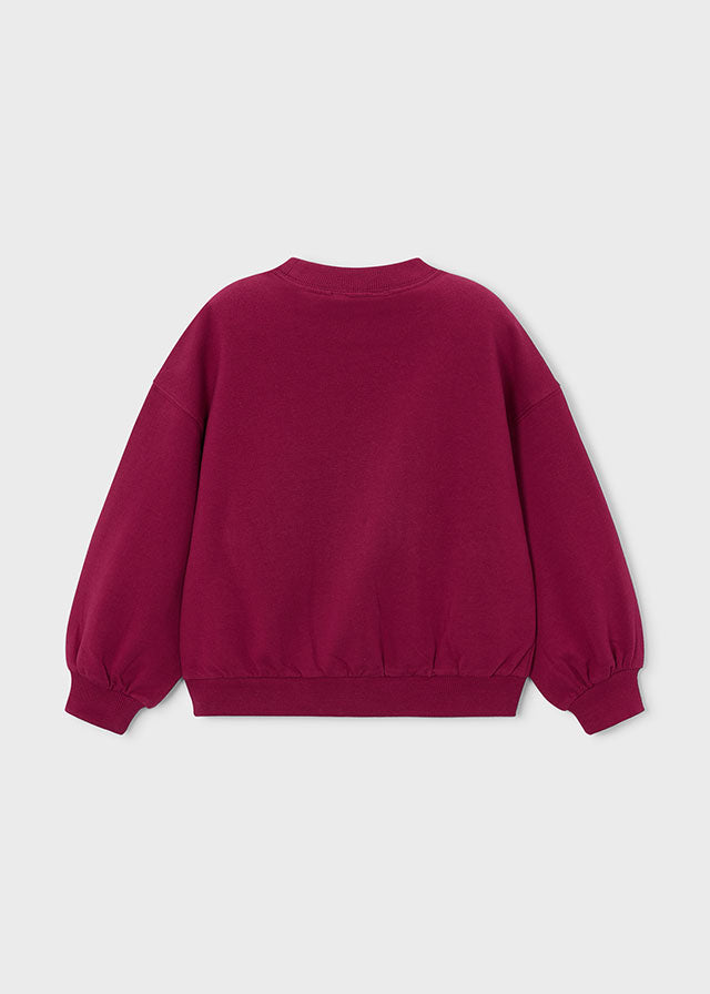 Mayoral Mädchen Pullover bestickt Cherry Ansicht 5