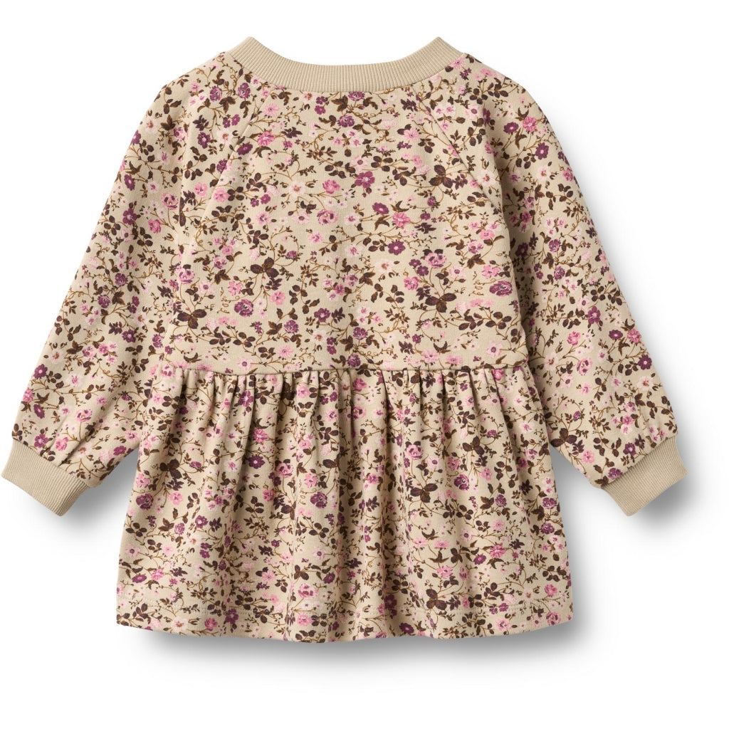 Wheat Baby Kleid – Blumenmuster Beige