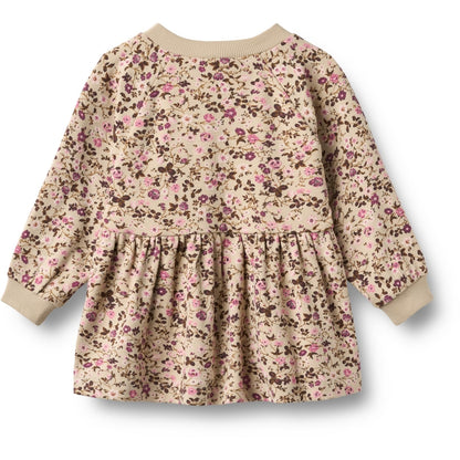 Wheat Baby Kleid – Blumenmuster Beige