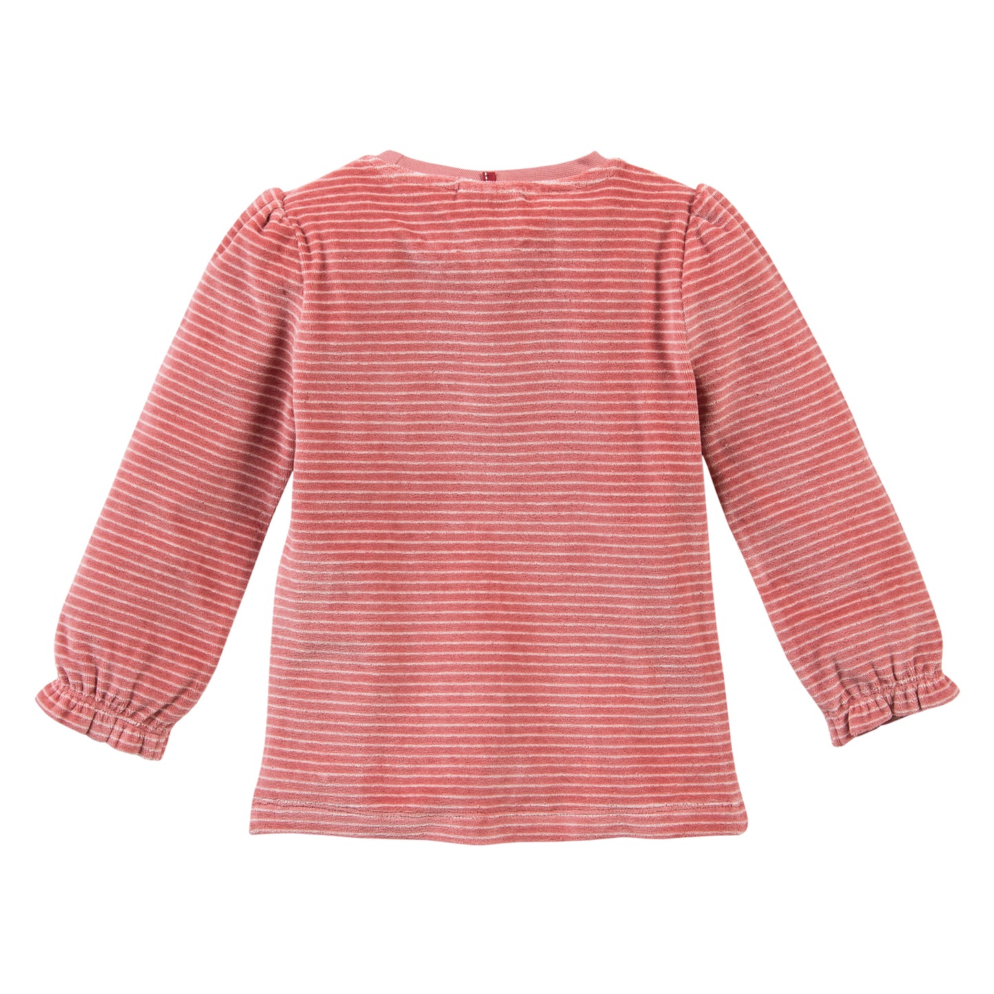 People Wear Organic Nicki-Schlafanzug rosa geringelt
