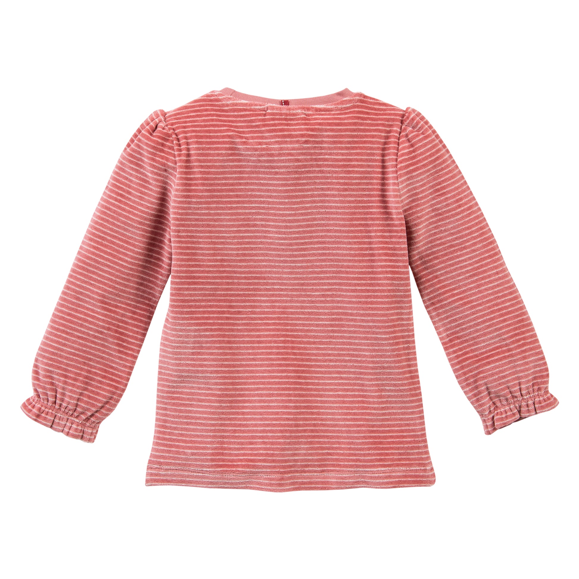 People Wear Organic Nicki-Schlafanzug rosa geringelt