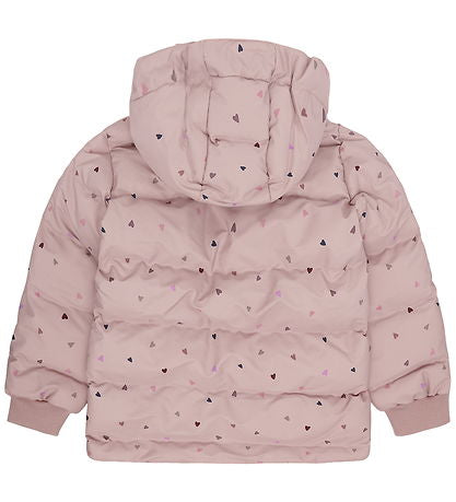 En Fant Mädchen Steppjacke mit Allover-Print – Adobe Rose