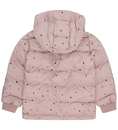En Fant Mädchen Steppjacke mit Allover-Print – Adobe Rose