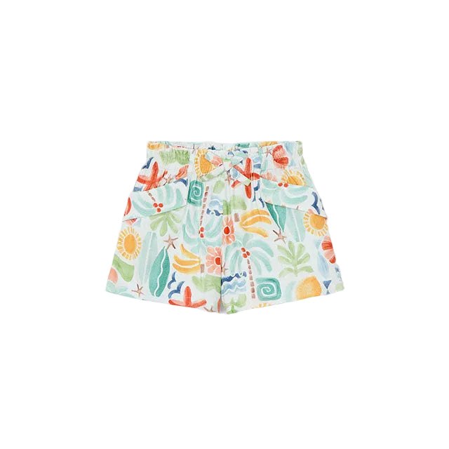 Mayoral Shorts Mädchen Türkis, Orange Mokkini