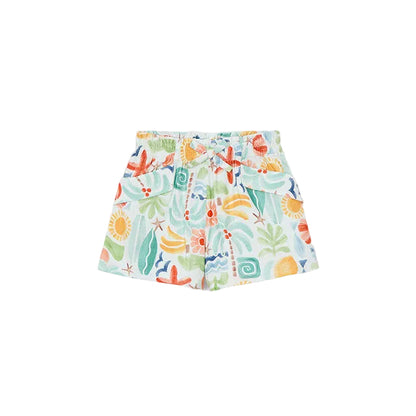 Mayoral Shorts Mädchen Türkis, Orange Mokkini