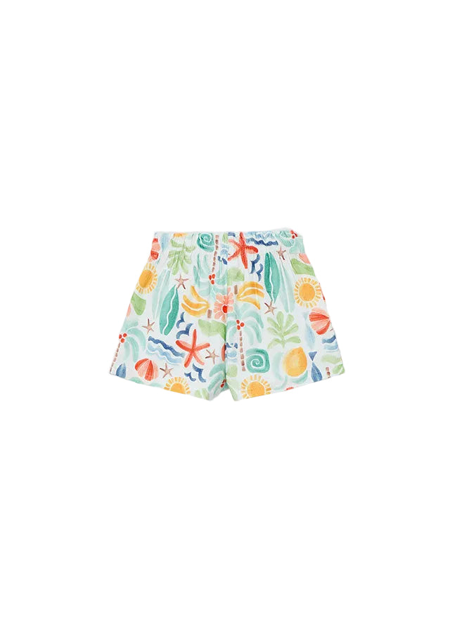 Mayoral Shorts Mädchen Türkis, Orange Mokkini