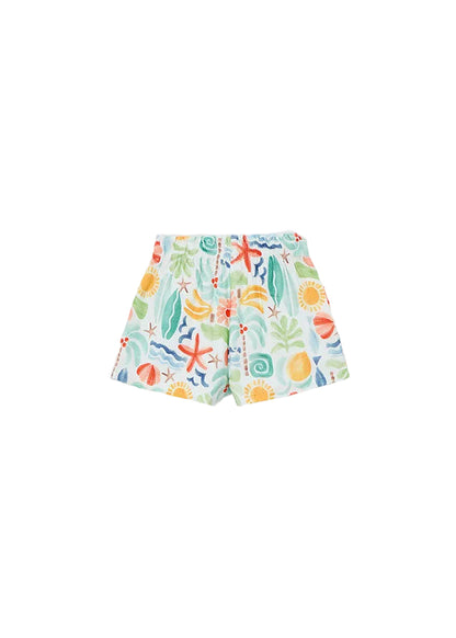 Mayoral Shorts Mädchen Türkis, Orange Mokkini