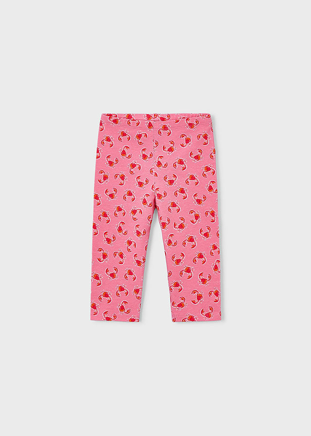 Mayoral Mädchen Leggings Rosa mit Krebs-Print