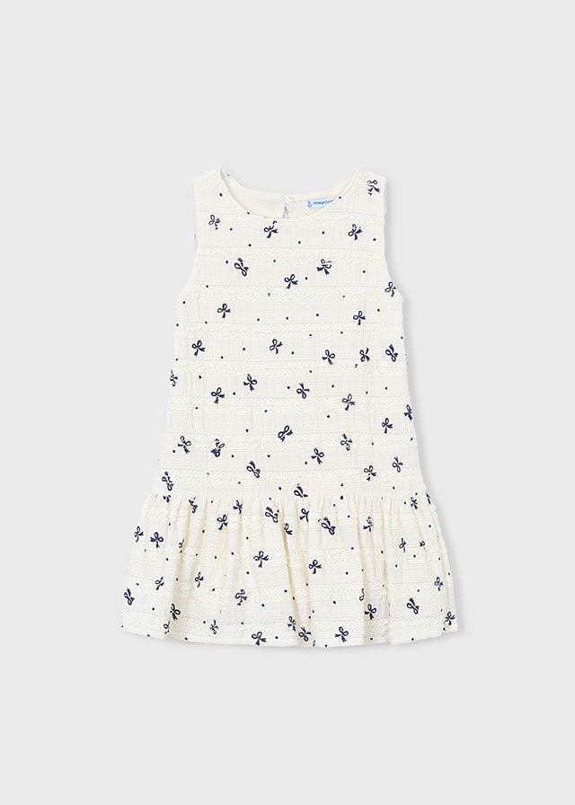 Mayoral Strick-Kleid mit Schleifen