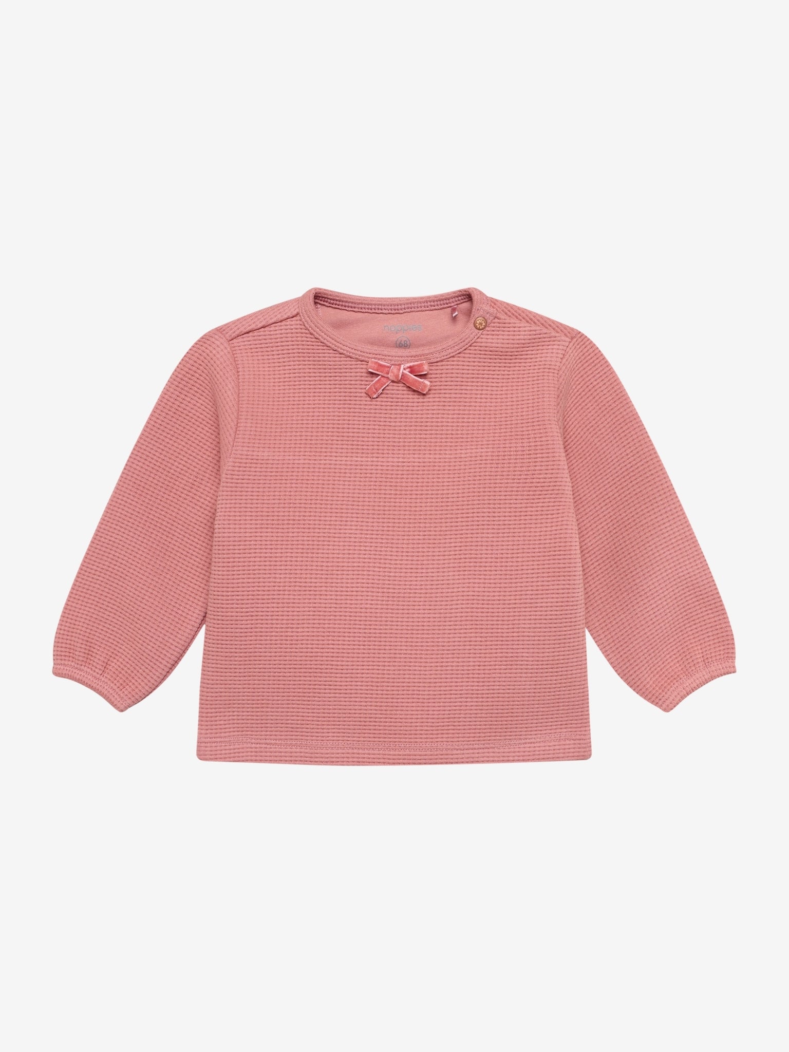 Noppies Mädchen Langarmshirt Ash Rose mit Schleifendetail
