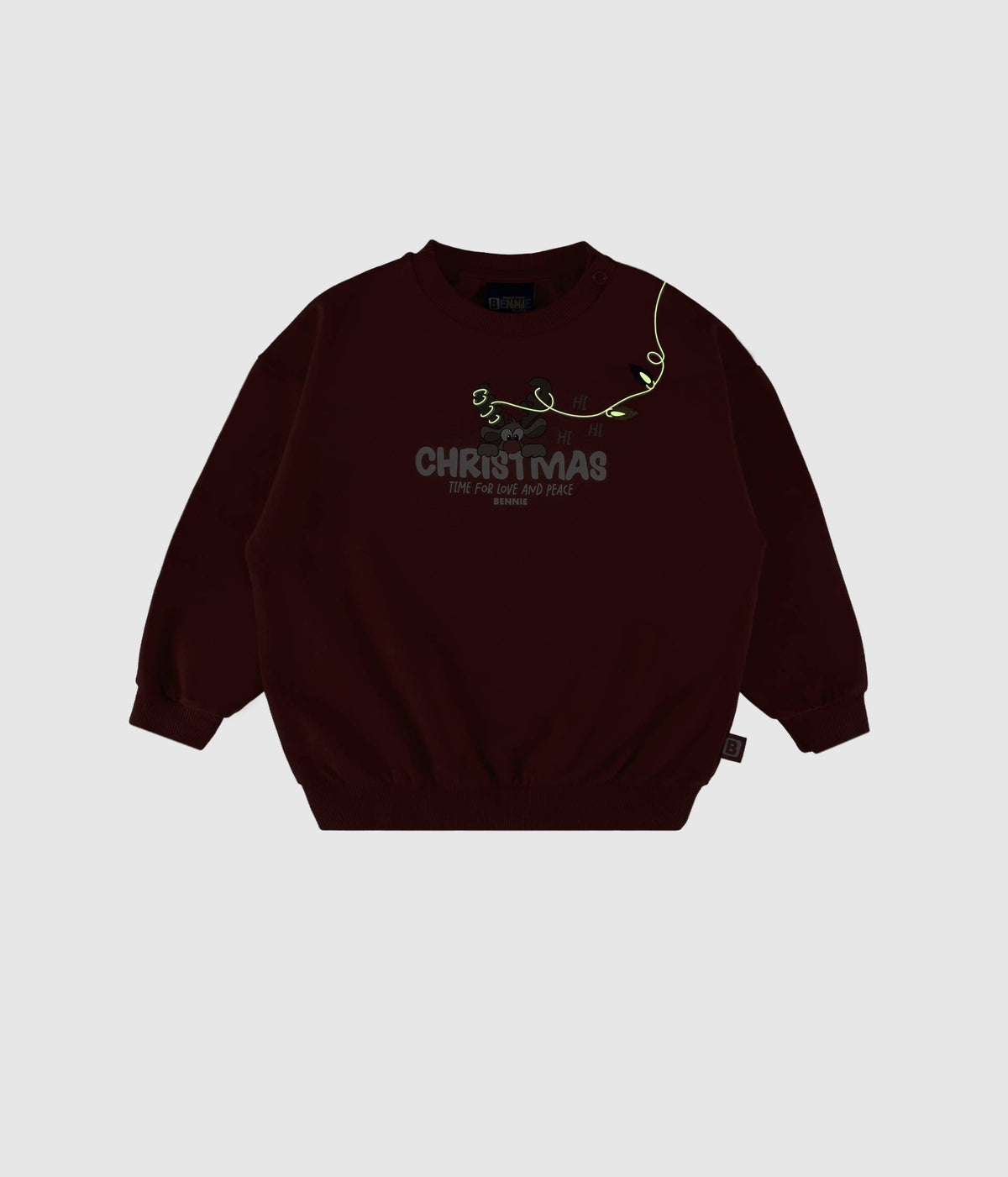 Weihnachtssweatshirt - Leuchtet im Dunkeln