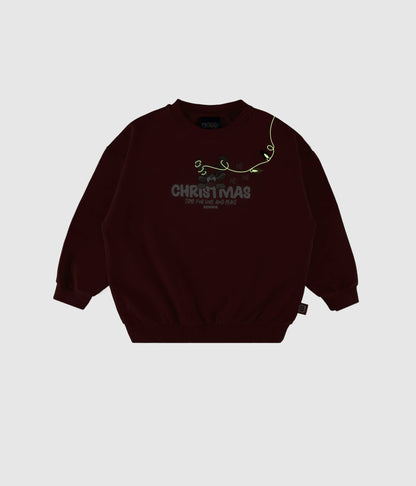 Weihnachtssweatshirt - Leuchtet im Dunkeln