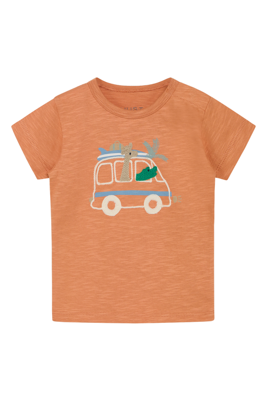 Hust & Claire T-Shirt mit Tierischem Urlaubsbus-Motiv