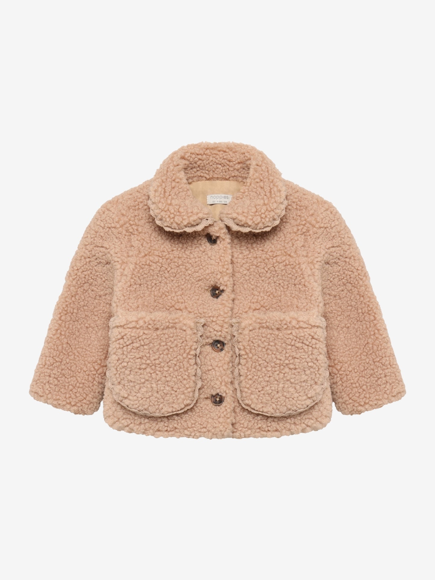 Noppies Mädchen Teddyjacke Tuscany mit Brusttaschen