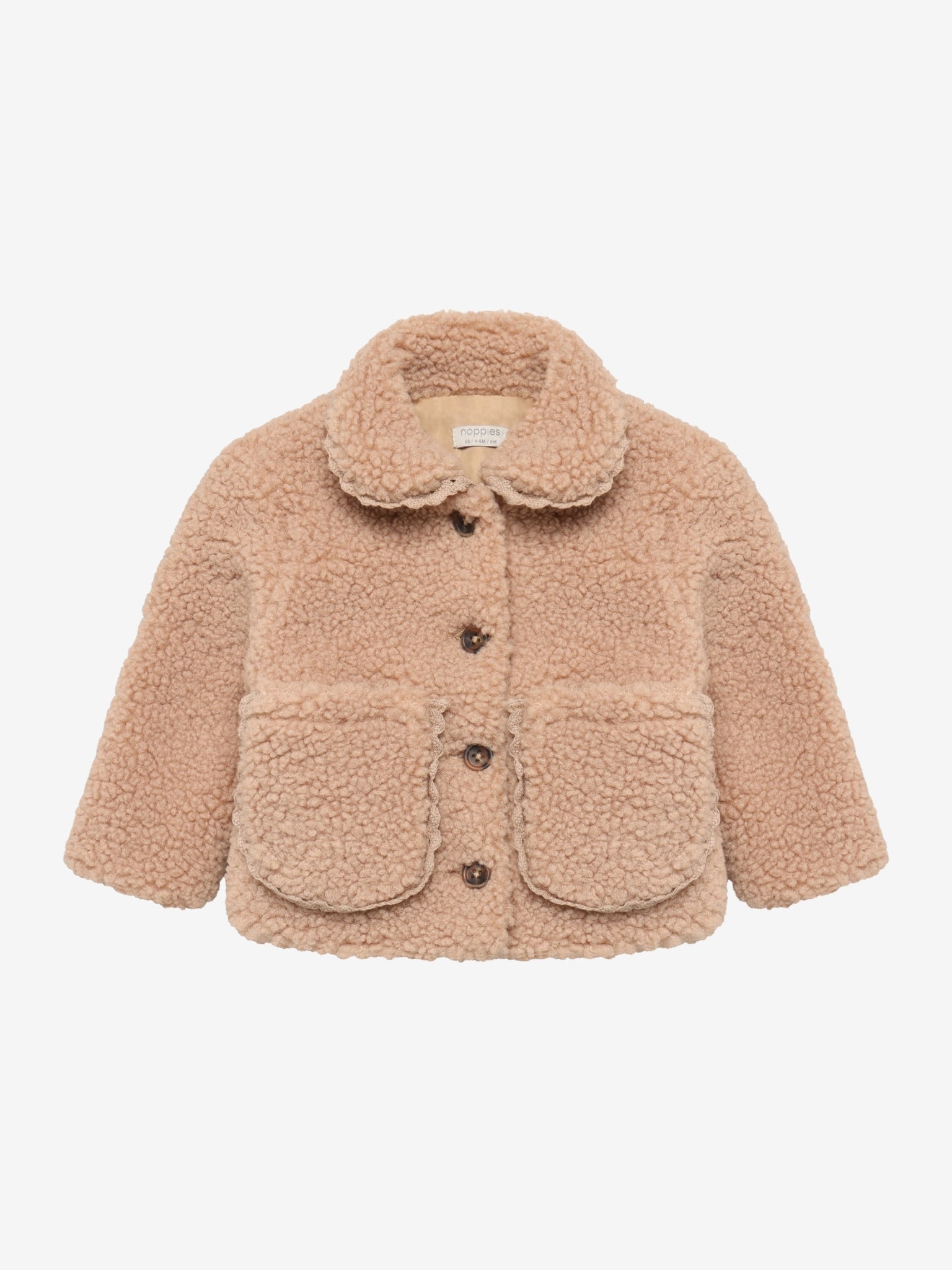 Noppies Mädchen Teddyjacke Tuscany mit Brusttaschen