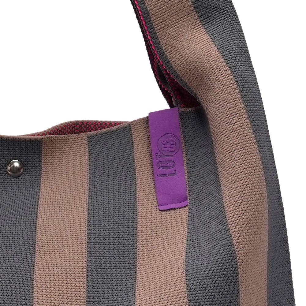 LOT83 Shopper Rebell Loïs 05 Café gestreift – weitere Ansicht