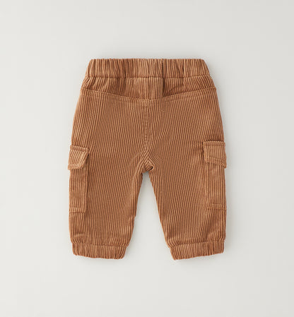 Minibanda Baby Jungen Cord-Cargohose in Braun - 3.H635/00-1121_2