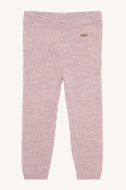 Hust & Claire Kinder Leggings HCLui Wool Rib - Heather - Extra 0
