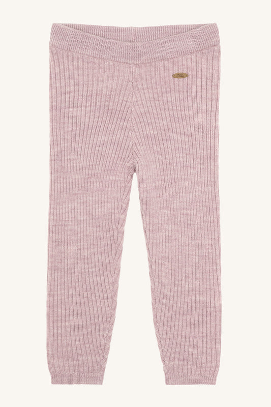 Hust & Claire Kinder Leggings HCLui Wool Rib - Heather - Extra 0