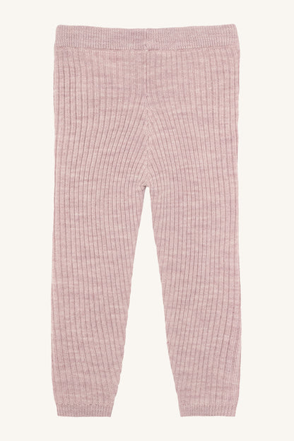 Hust & Claire Kinder Leggings HCLui Wool Rib - Heather - Extra 1 (2)