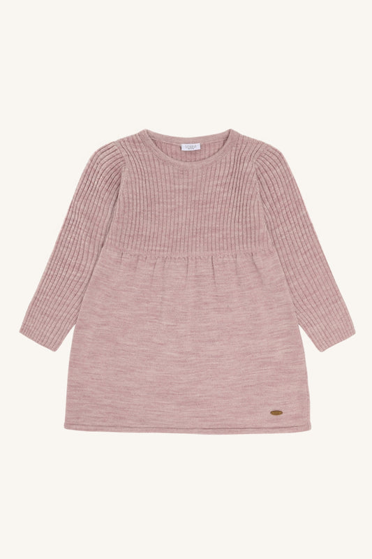 Hust & Claire Maedchen Kleid HCDuri Wool Knit - Heather - Extra 0