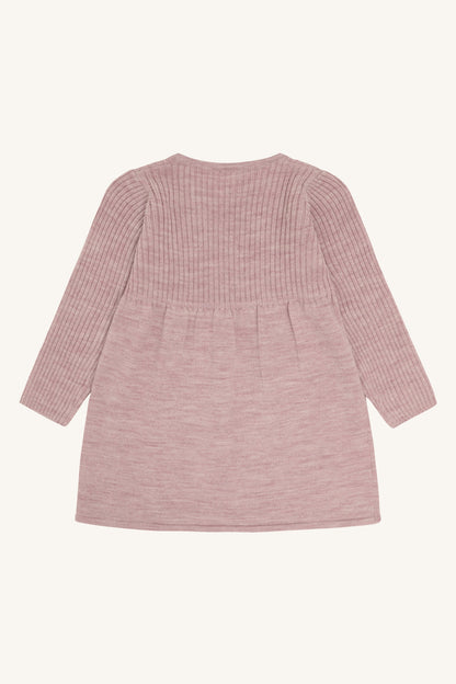 Hust & Claire Maedchen Kleid HCDuri Wool Knit - Heather - Extra 1 (2)