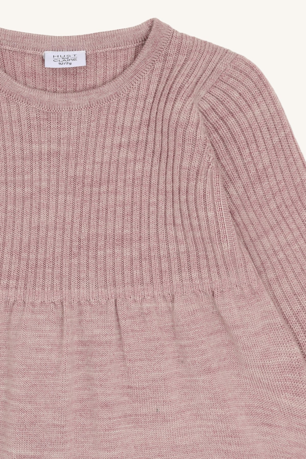 Hust & Claire Maedchen Kleid HCDuri Wool Knit - Heather - Extra 2 (3)