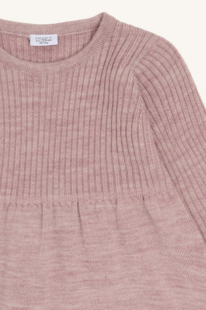 Hust & Claire Maedchen Kleid HCDuri Wool Knit - Heather - Extra 2 (3)