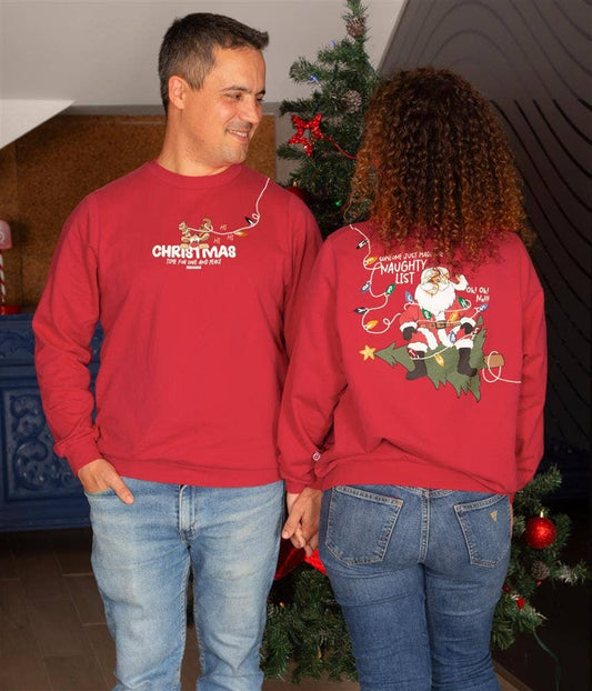 Weihnachtssweatshirt - Leuchtet im Dunkeln