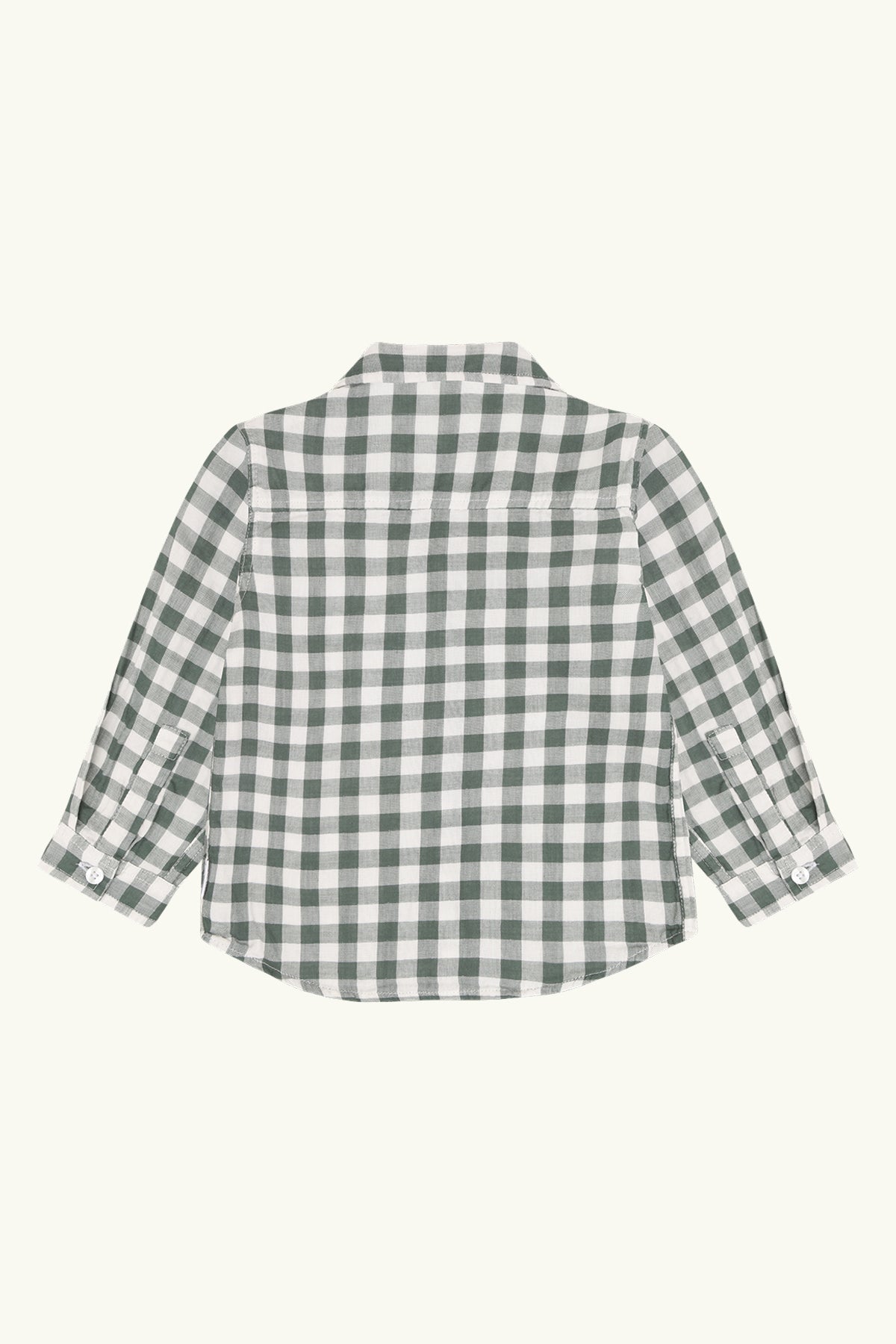 Hust & Claire Jungen Hemd HCRavn Muslin Check - Balsam Green - Extra 1 (2)