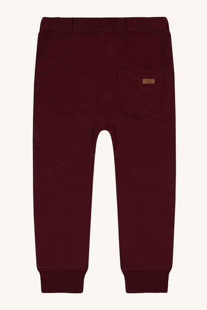 Hust & Claire Jungen Hose HCGeorge Solid Brushed - Red Chocolate - Extra 1 (2)