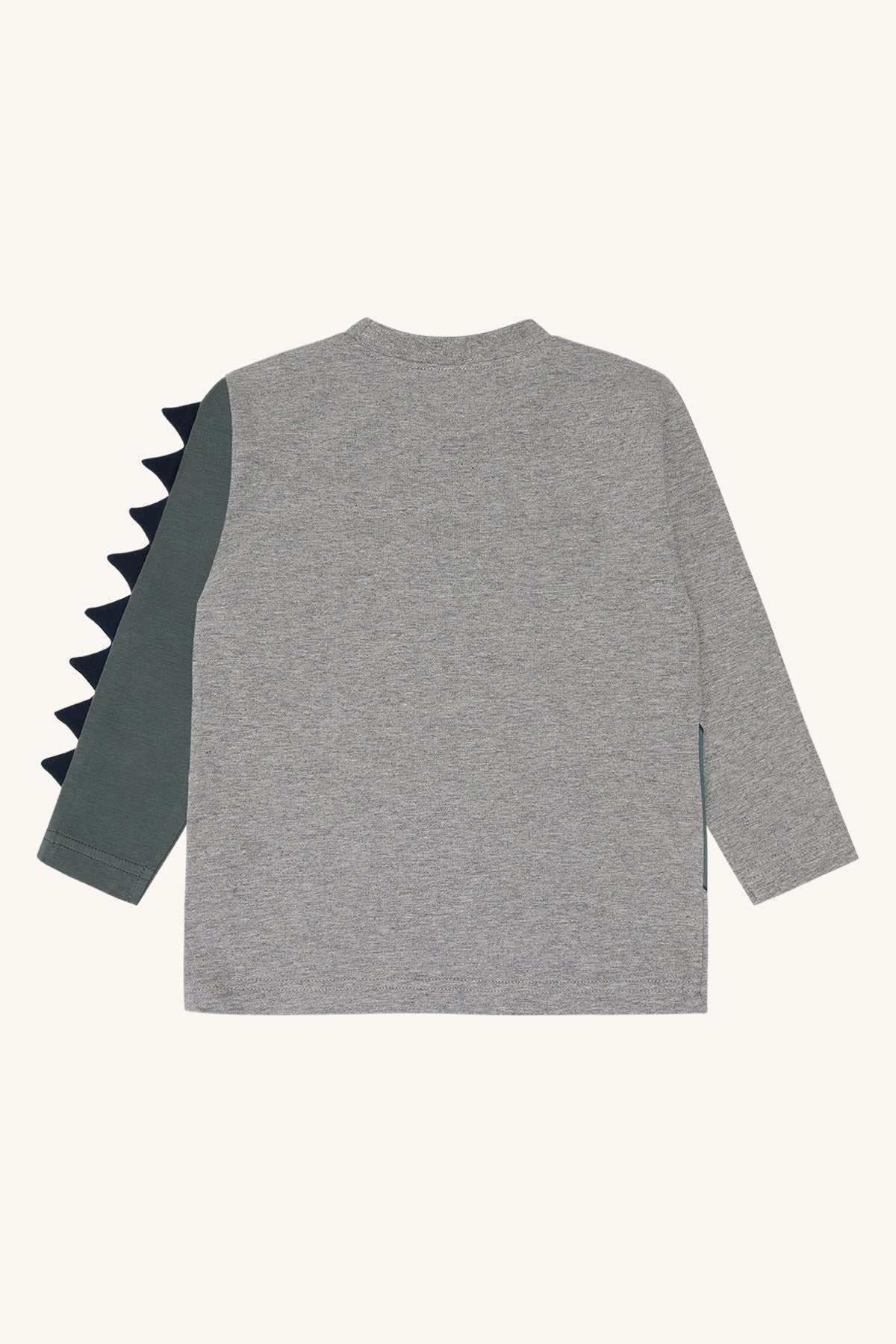 Hust & Claire Jungen Shirt HCAnton Dino - Grey Melange - Extra 1 (2)