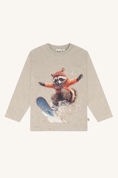 Hust & Claire Jungen Shirt HCAnton Racoon - Biscuit - Main