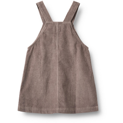 Wheat Mädchen Trägerkleid Caroline – Plum Truffle