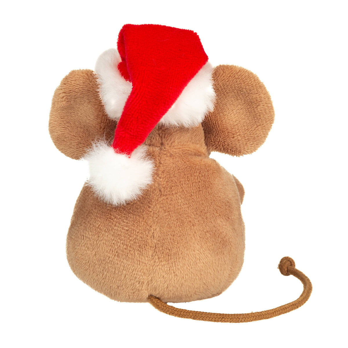 Weihnachtsmaus mit Lebkuchenmann 11 cm-Plüschtier-Stofftier