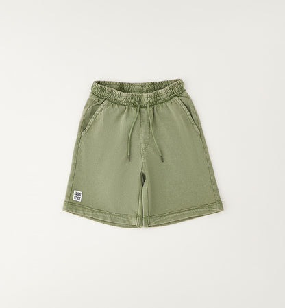 iDO Jungen Shorts mit Kordelzug Olivgrün