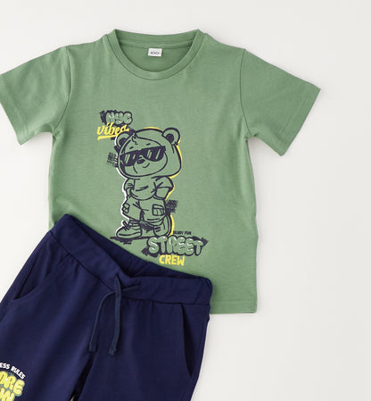 iDO Set Junge Sage Gruen Mokkini