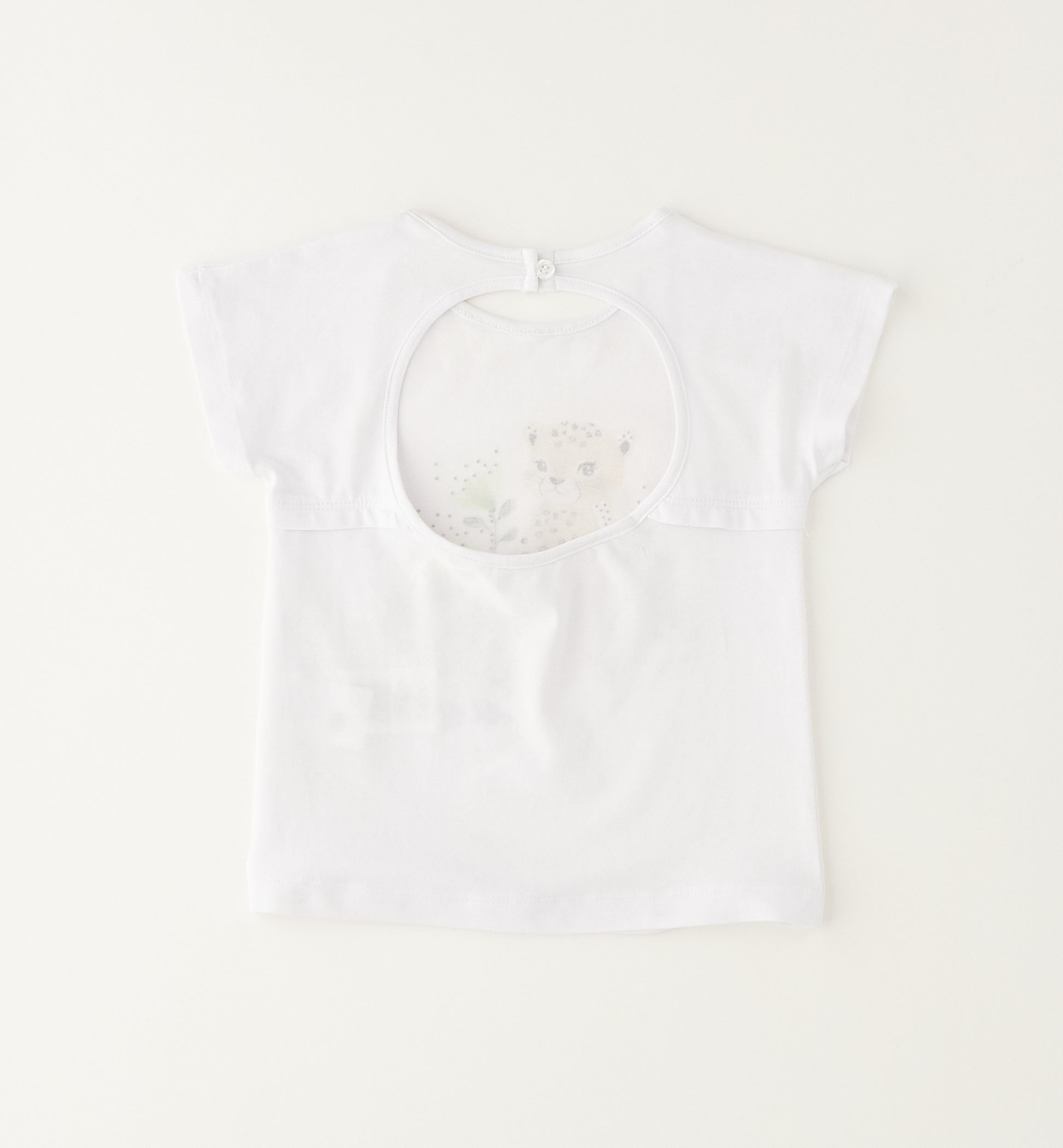 iDO T-Shirt Mädchen Optical White Mokkini