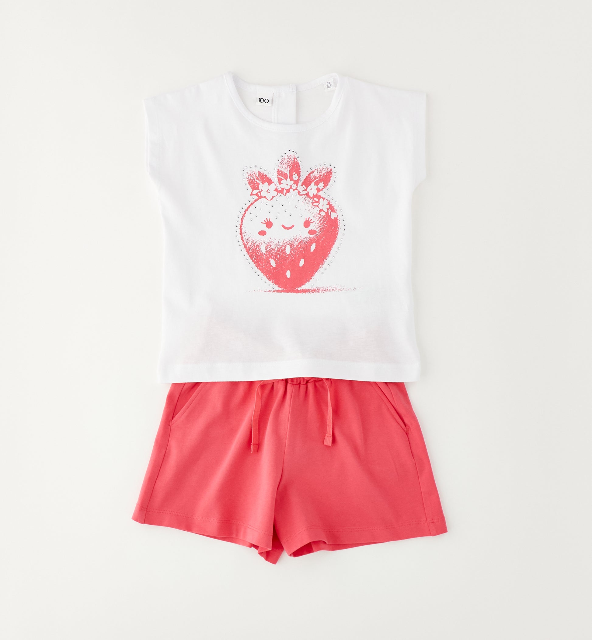 iDO Set Mädchen Optical White Mokkini