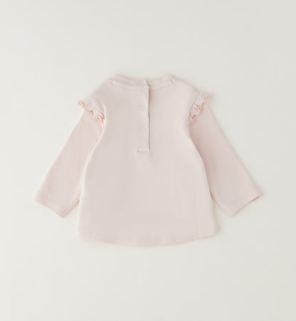 Minibanda Baby Mädchen Langarmshirt mit Panda-Motiv in Rosa - 4.H080/00-2522_2