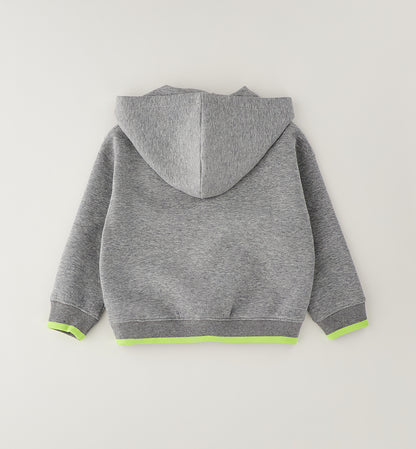 iDO Jungen Oversize-Hoodie Grau mit District BKLYN Print