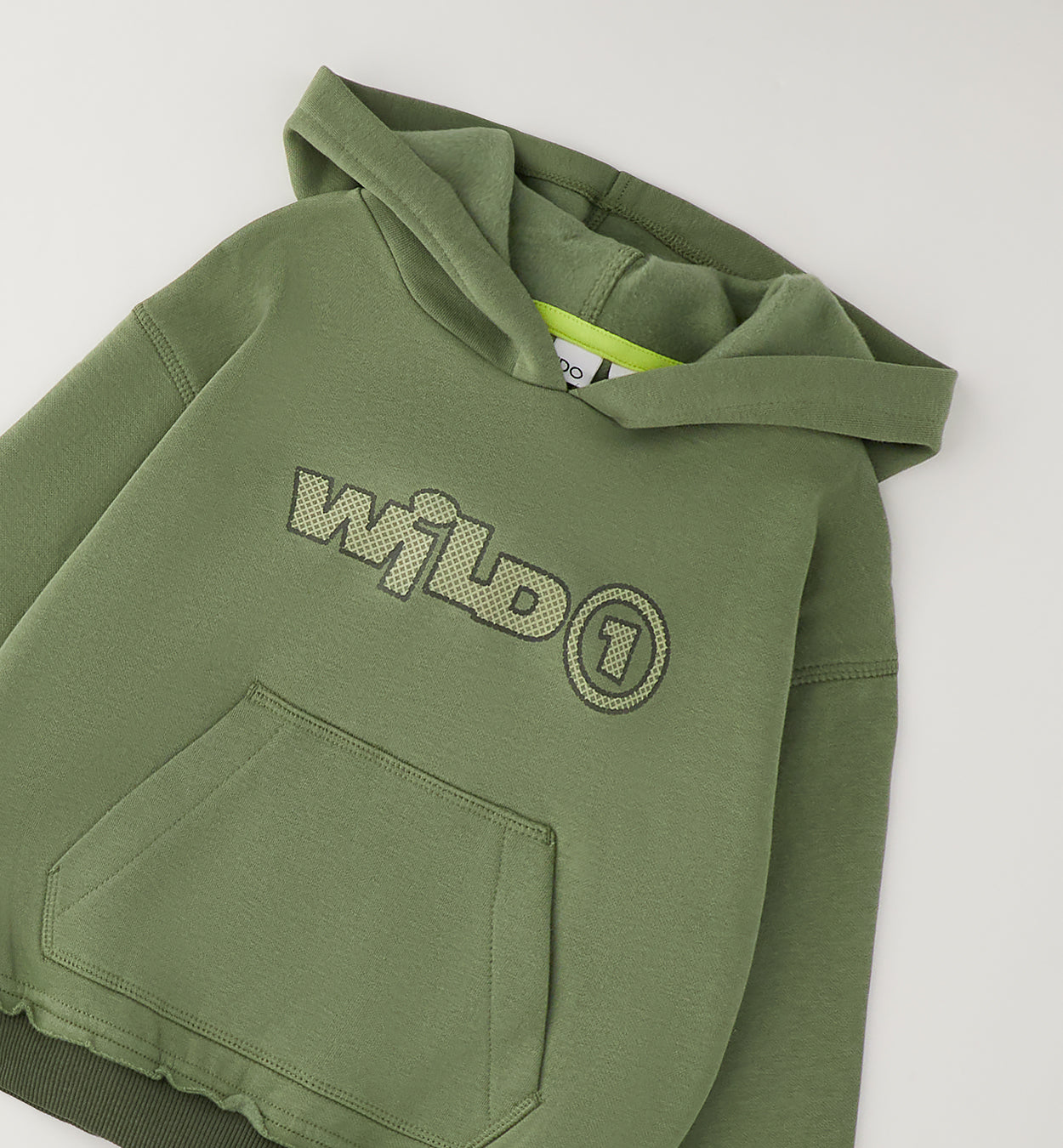 Minibanda Baby Jungen Hoodie in Salbeigrün - 4.H259/00-5454_1
