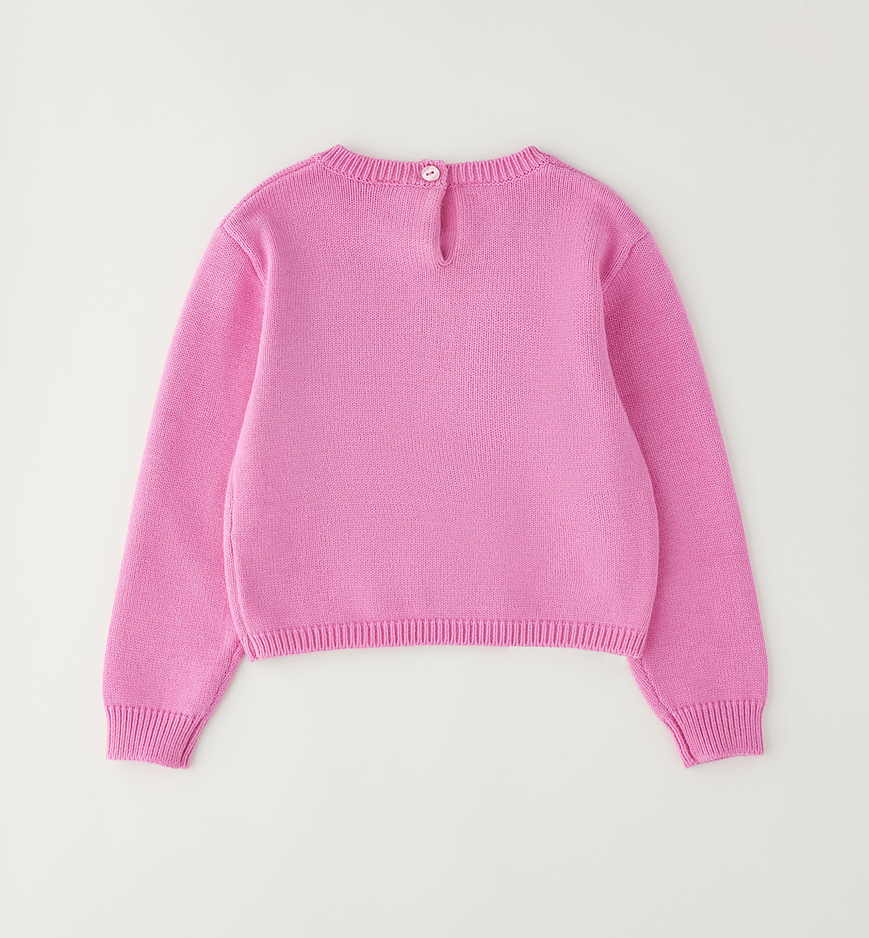 iDO Mädchen Strickpullover Rosa – Rückansicht